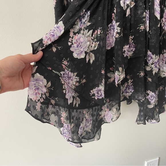 LOVESHACKFANCY Kaia Mini Dress Floral Long Sleeve XS - Picture 8 of 14